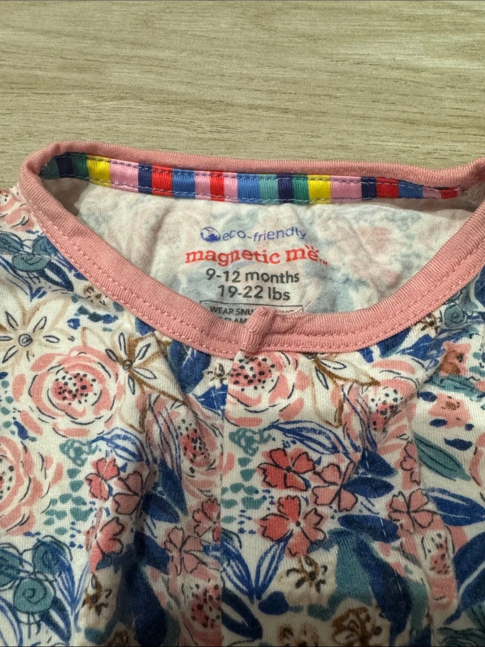 Magnetic Me Once and Floral Modal Magnetic Parent Favorite Footie 9-12 months